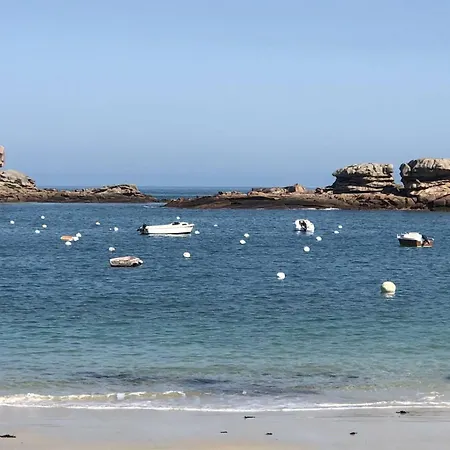 Bel Vue Avec Wifi Du Coz-pors A - Ref 602 דירה Trégastel